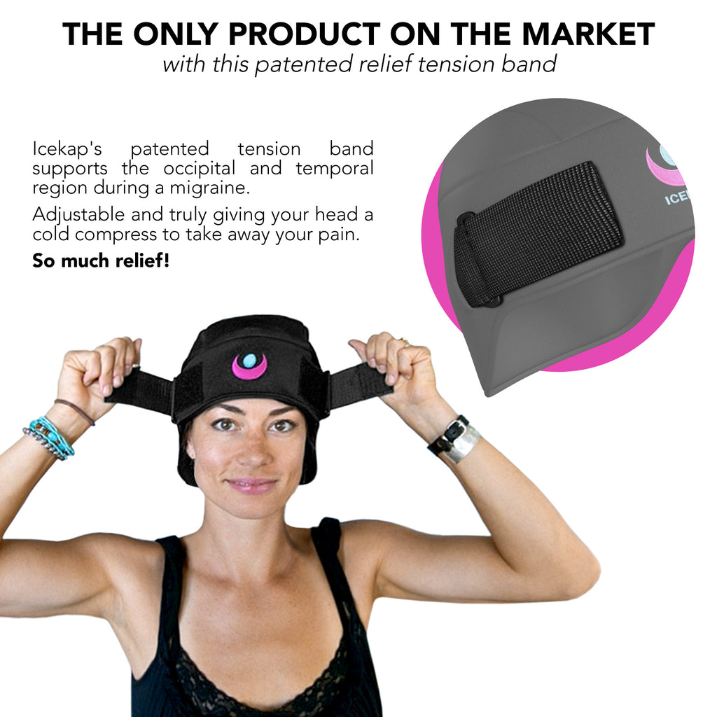 Icekap Cool Cap -  cooling and warming compress cap for headaches and migraines